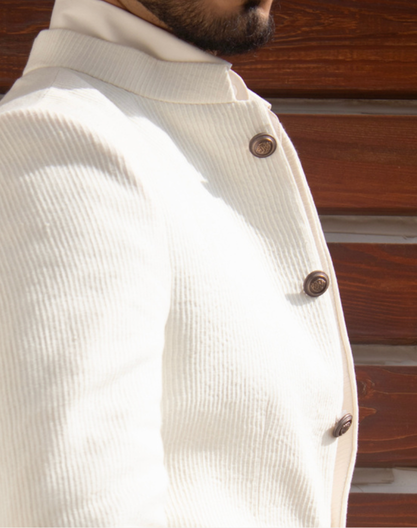 The Ivory Heritage Linen Jacket