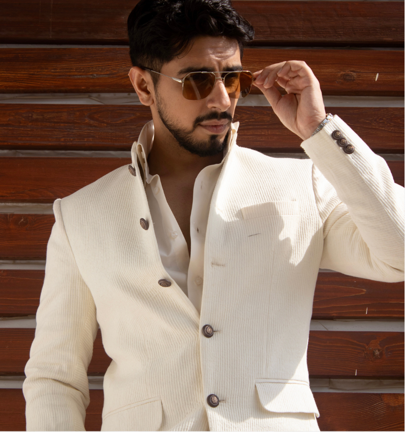 The Ivory Heritage Linen Jacket