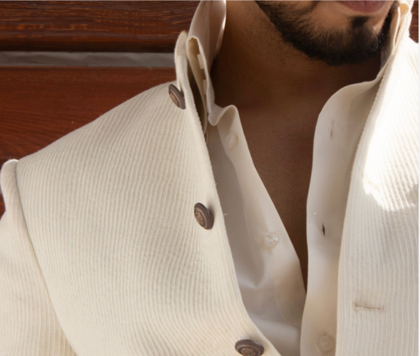 The Ivory Heritage Linen Jacket